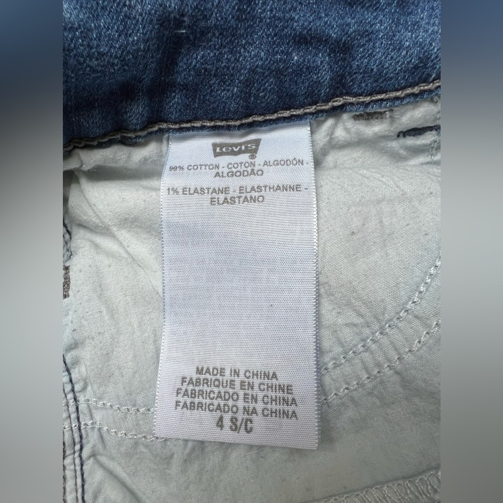 Levi’s 526 Jeans Women’s Slender Boot Blue Flap Pockets, Red Tag R, Size 4 - Picture 8 of 12